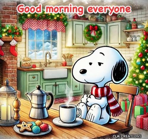 121824 - GM everyone Snoopy