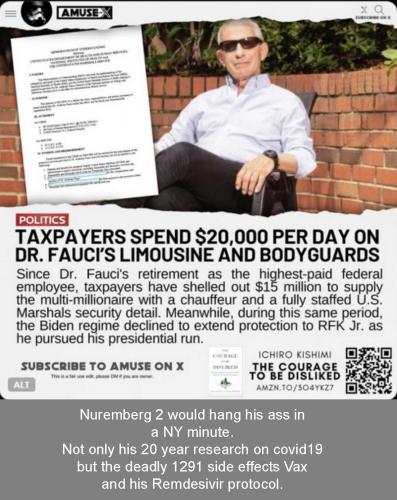 Fauci nuremberg
