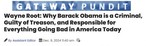 W Root on Obama