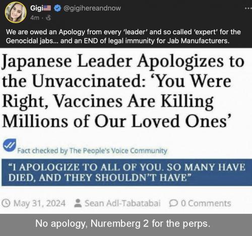 Japan on vax