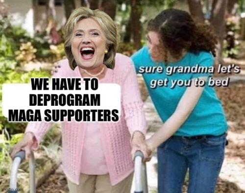 hillary deprograming