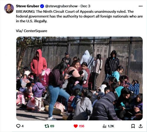 Gruber ~Federal Government has Athority to Deport~