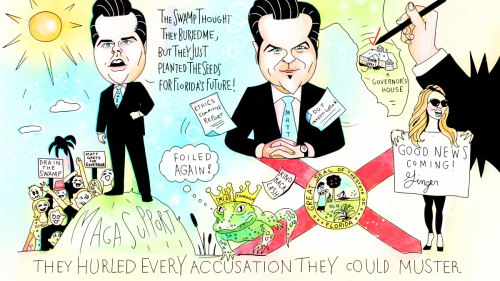Matt Gaetz political cartoon