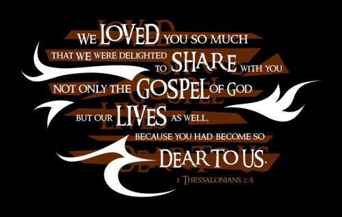 1 Thessalonians 2 8