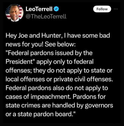 Leo Terrell ~Hey Joe and Hunter~