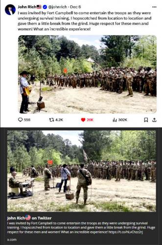 John Rich ~Fort Campbell Survival Training~ 2