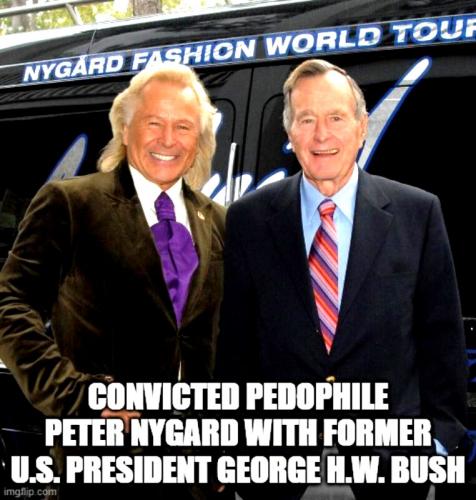 Convicted Pedophile Nygard With Former President George H.W.Bush