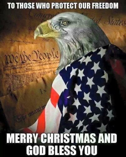 Christmas - To those who protect our freedom