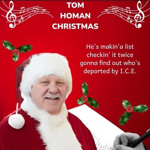 Santa Tom is coming to town