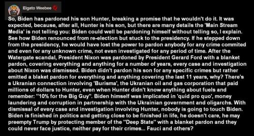 EDITORIAL FOR VIDEO ABOUT BIDEN PARDONS