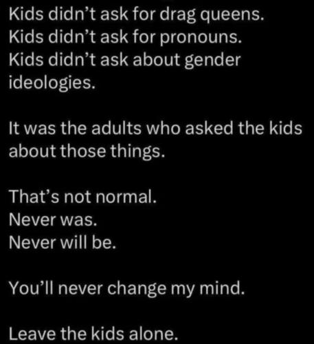 Kids didn't