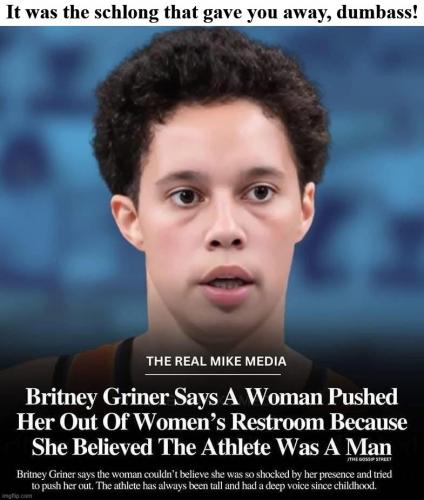 It was the schlong that gave you away, dumbass