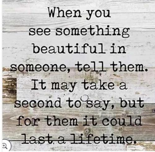 When you see something