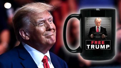 Trump Mug Shot Coffee Cup