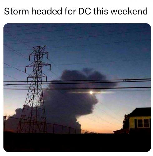 Trump ~Storm Headed for DC This Weekend~