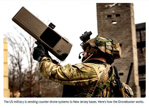 Counter-Drone System Coined Dronebuster