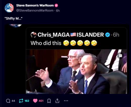 Steve Bannon's WarRoom Humor