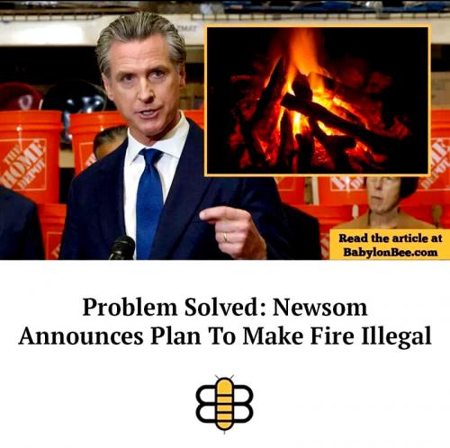 Wildfires ~Newscum Solves The Problem~