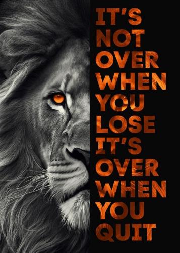 It's not over
