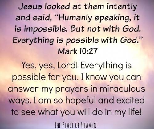 010725 - Everything possible Mark 10-27