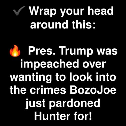 President Trump was