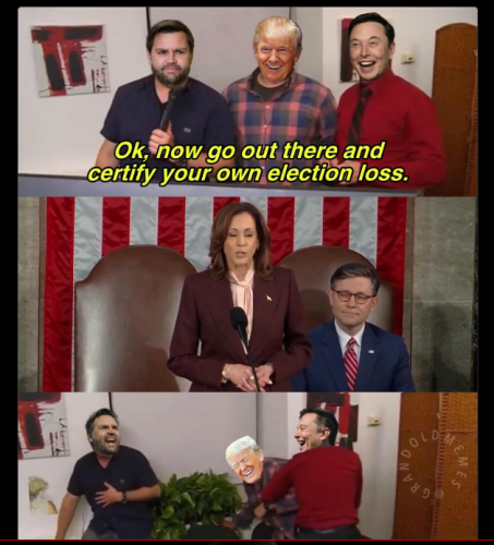 Kamala Certifies Her Loss