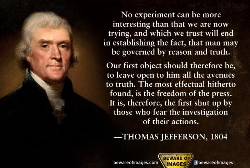 THOMAS JEFFERSON FREE SPEECH