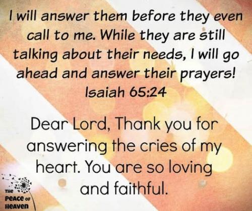 010225 - I will answer, Isaiah 65-24