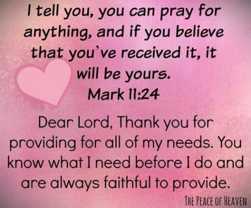 011325 - If you pray & believe Mark 11-24