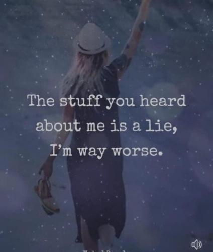 The stuff you heard