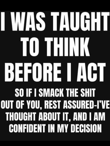 I was taught to think
