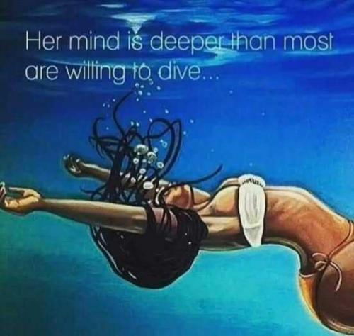 Her mind is