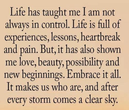 Life has taught