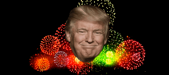 fireworks for trump 2