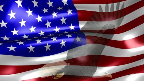 Flag - With eagle 3