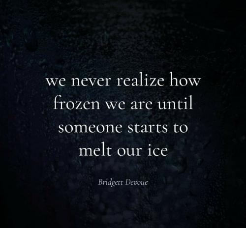 We never realize