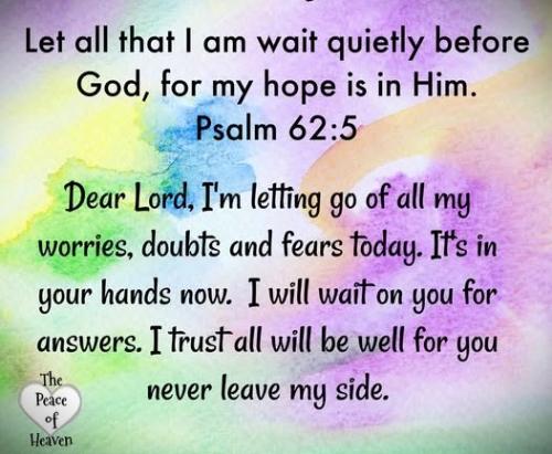 011925 - Wait quietly Ps 62-5