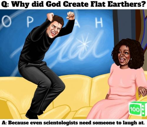 Why did God create Flat Earthers.960px