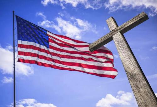 Flag - With cross 1