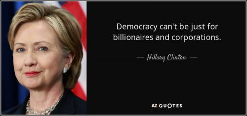 CLINTON FOUNDATION DEMOCRACY