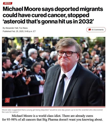 Michael Moore is a world class idiot