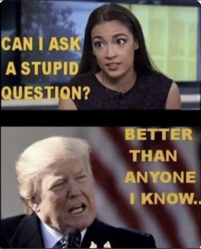 AOC ask stupid