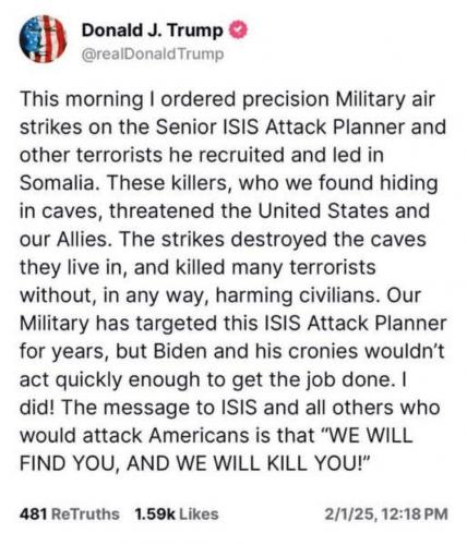 DJT We will find you and we will kill you.960px