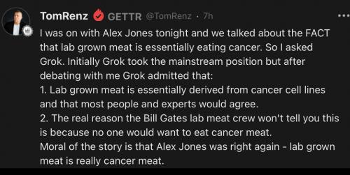 lab meat cancer