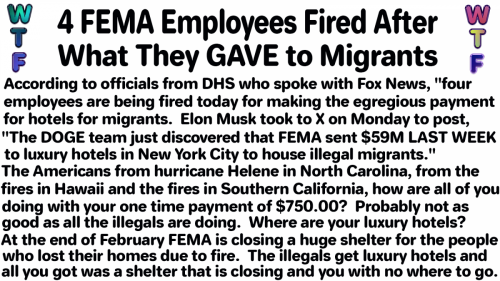 WTF FEMA
