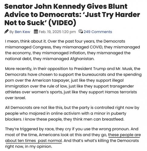 Senate Kennedy blunt