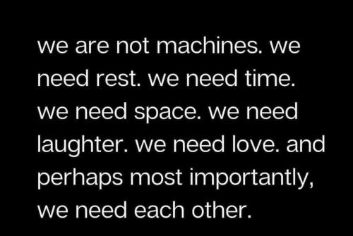 We aren't robots