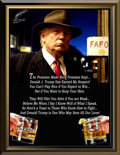 Trump Going Ganster