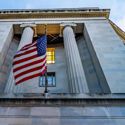 Flag - On Government building
