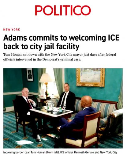 Border Czar Tom Homan ~Welcomed Back to New York~
